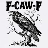 Black Crow, F-Caw-F Funny Black Bird Lover Doggie Tank
