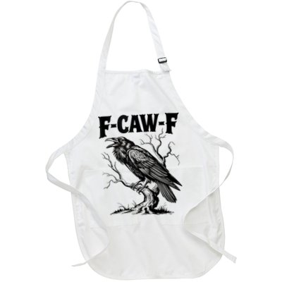 Black Crow, F-Caw-F Funny Black Bird Lover Apron