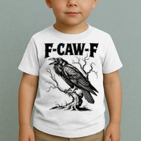 Black Crow, F-Caw-F Funny Black Bird Lover Toddler T-Shirt