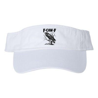 Black Crow, F-Caw-F Funny Black Bird Lover Visor
