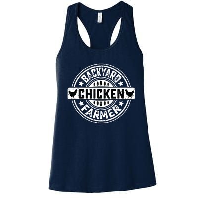 Backyard Chicken Farmer Farming Chicken Owner Pet Farmer Women's Racerback Tank