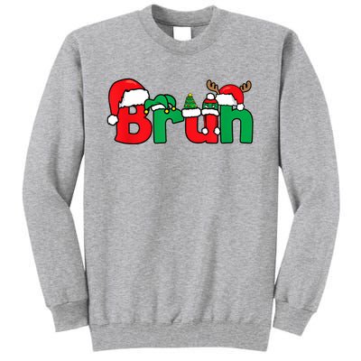 Bruh Christmas Funny Xmas Pajama Tall Sweatshirt