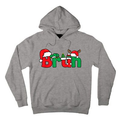 Bruh Christmas Funny Xmas Pajama Tall Hoodie