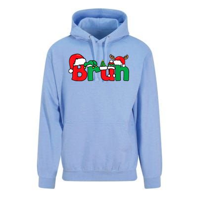 Bruh Christmas Funny Xmas Pajama Unisex Surf Hoodie