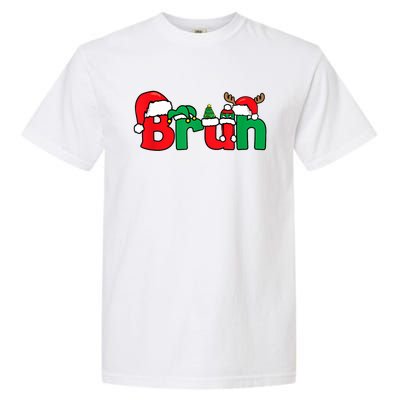 Bruh Christmas Funny Xmas Pajama Garment-Dyed Heavyweight T-Shirt