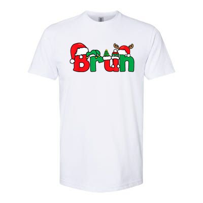 Bruh Christmas Funny Xmas Pajama Softstyle CVC T-Shirt