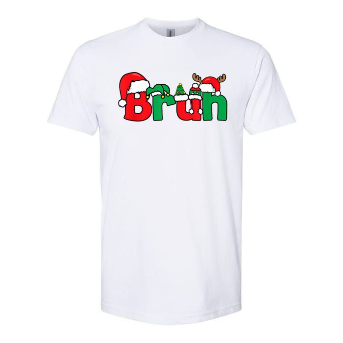 Bruh Christmas Funny Xmas Pajama Softstyle CVC T-Shirt