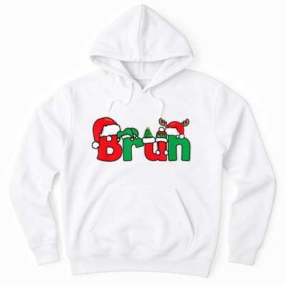 Bruh Christmas Funny Xmas Pajama Hoodie