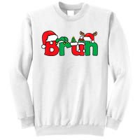 Bruh Christmas Funny Xmas Pajama Sweatshirt