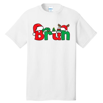 Bruh Christmas Funny Xmas Pajama Tall T-Shirt