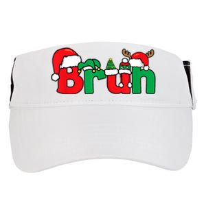 Bruh Christmas Funny Xmas Pajama Adult Drive Performance Visor