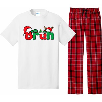 Bruh Christmas Funny Xmas Pajama Pajama Set