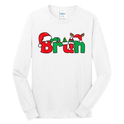 Bruh Christmas Funny Xmas Pajama Tall Long Sleeve T-Shirt