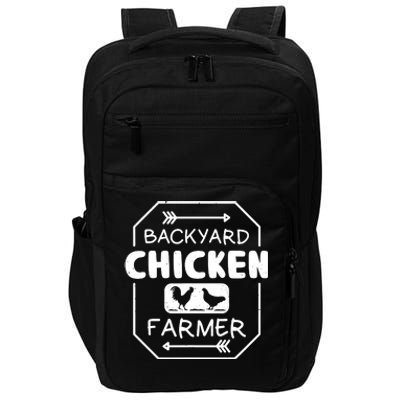 Backyard Chicken Farmer Tee Country Farm Women Girl Men Impact Tech Backpack