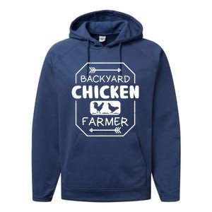 Backyard Chicken Farmer Tee Country Farm Women Girl Men Performance Fleece Hoodie