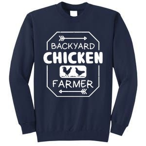 Backyard Chicken Farmer Tee Country Farm Women Girl Men Tall Sweatshirt