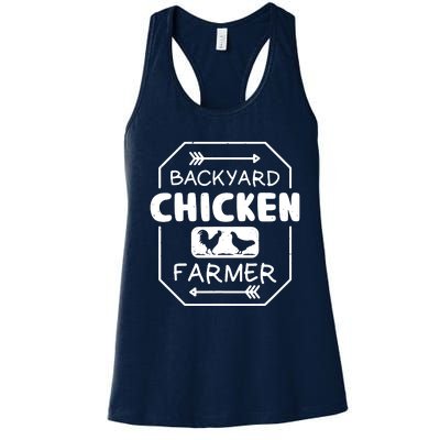 Backyard Chicken Farmer Tee Country Farm Women Girl Men Women's Racerback Tank