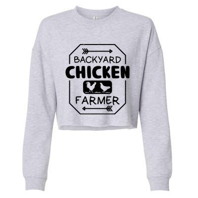 Backyard Chicken Farmer Tee Country Farm Women Girl Men Cropped Pullover Crew