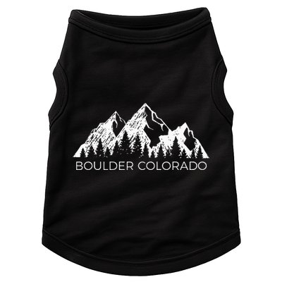 Boulder Colorado For Men Women Boulder Colorado Gift Doggie Tank