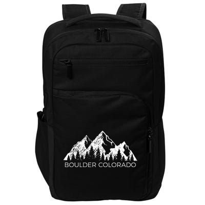 Boulder Colorado For Men Women Boulder Colorado Gift Impact Tech Backpack