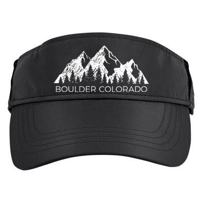 Boulder Colorado For Men Women Boulder Colorado Gift Adult Drive Performance Visor