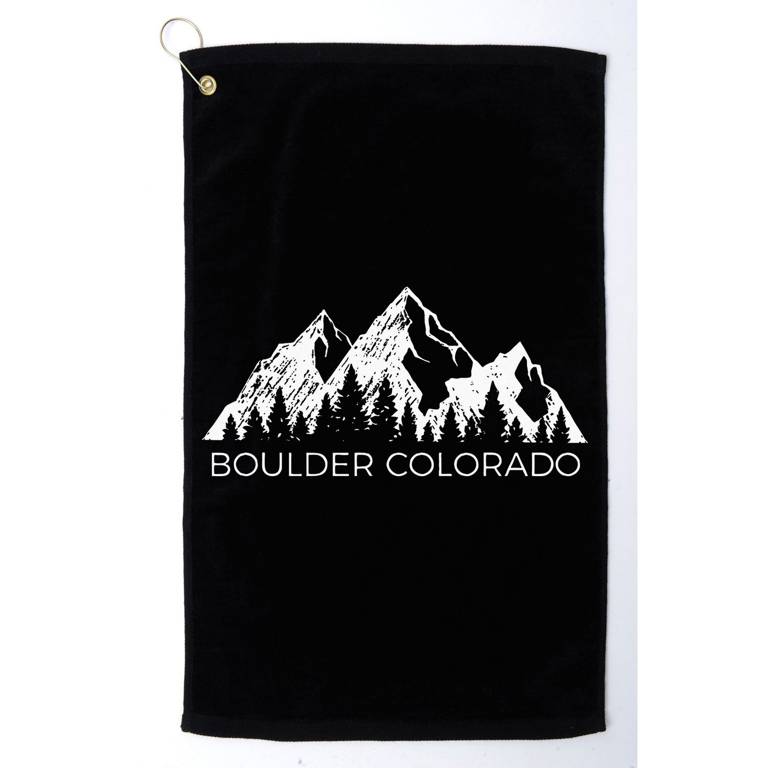 Boulder Colorado For Men Women Boulder Colorado Gift Golf Towel
