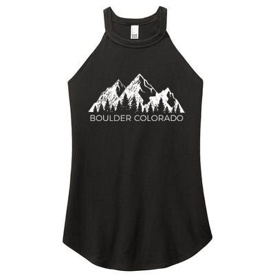Boulder Colorado For Men Women Boulder Colorado Gift Women's Perfect Tri Rocker Tank