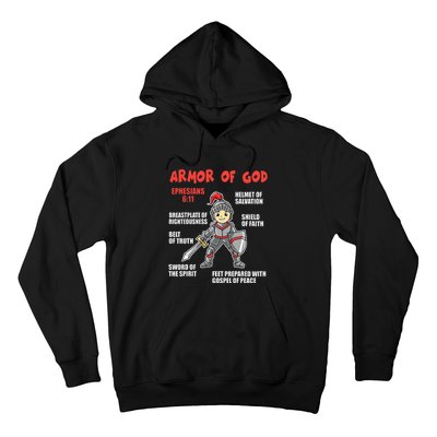 Bible Chapters For Put On The Full Armor Of God Hoodie