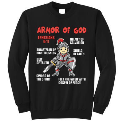 Bible Chapters For Put On The Full Armor Of God Sweatshirt