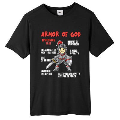 Bible Chapters For Put On The Full Armor Of God Tall Fusion ChromaSoft Performance T-Shirt