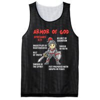 Bible Chapters For Put On The Full Armor Of God Mesh Reversible Basketball Jersey Tank