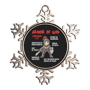 Bible Chapters For Put On The Full Armor Of God Metallic Star Ornament