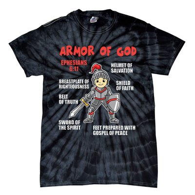 Bible Chapters For Put On The Full Armor Of God Tie-Dye T-Shirt