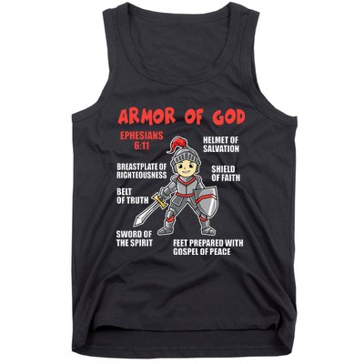 Bible Chapters For Put On The Full Armor Of God Tank Top