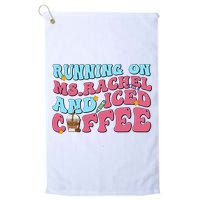 Black cat for humor Hiss Off Meow Cat Golf Towel