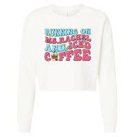 Black cat for humor Hiss Off Meow Cat Cropped Pullover Crew