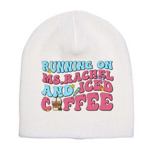 Black cat for humor Hiss Off Meow Cat Short Acrylic Beanie