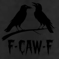 Black Crow, F-Caw-F Funny Black Bird Lover 25L Jumbo Tote