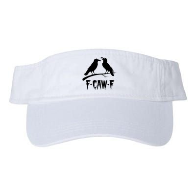 Black Crow, F-Caw-F Funny Black Bird Lover Visor