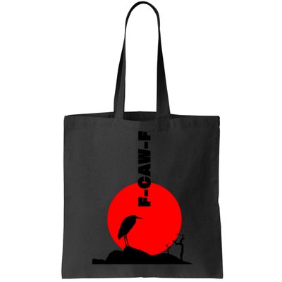 Black Crow F-Caw-F, Black Bird Humor, Funny Sayings Bag