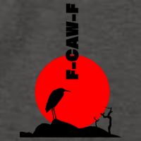 Black Crow F-Caw-F, Black Bird Humor, Funny Sayings Vector Backpack