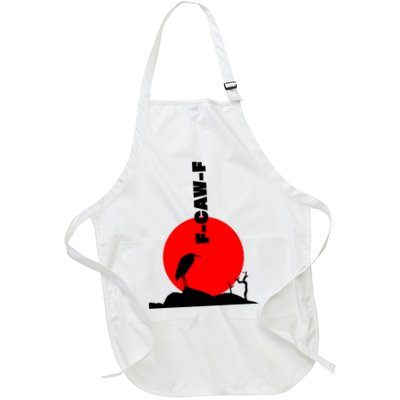 Black Crow F-Caw-F, Black Bird Humor, Funny Sayings Apron