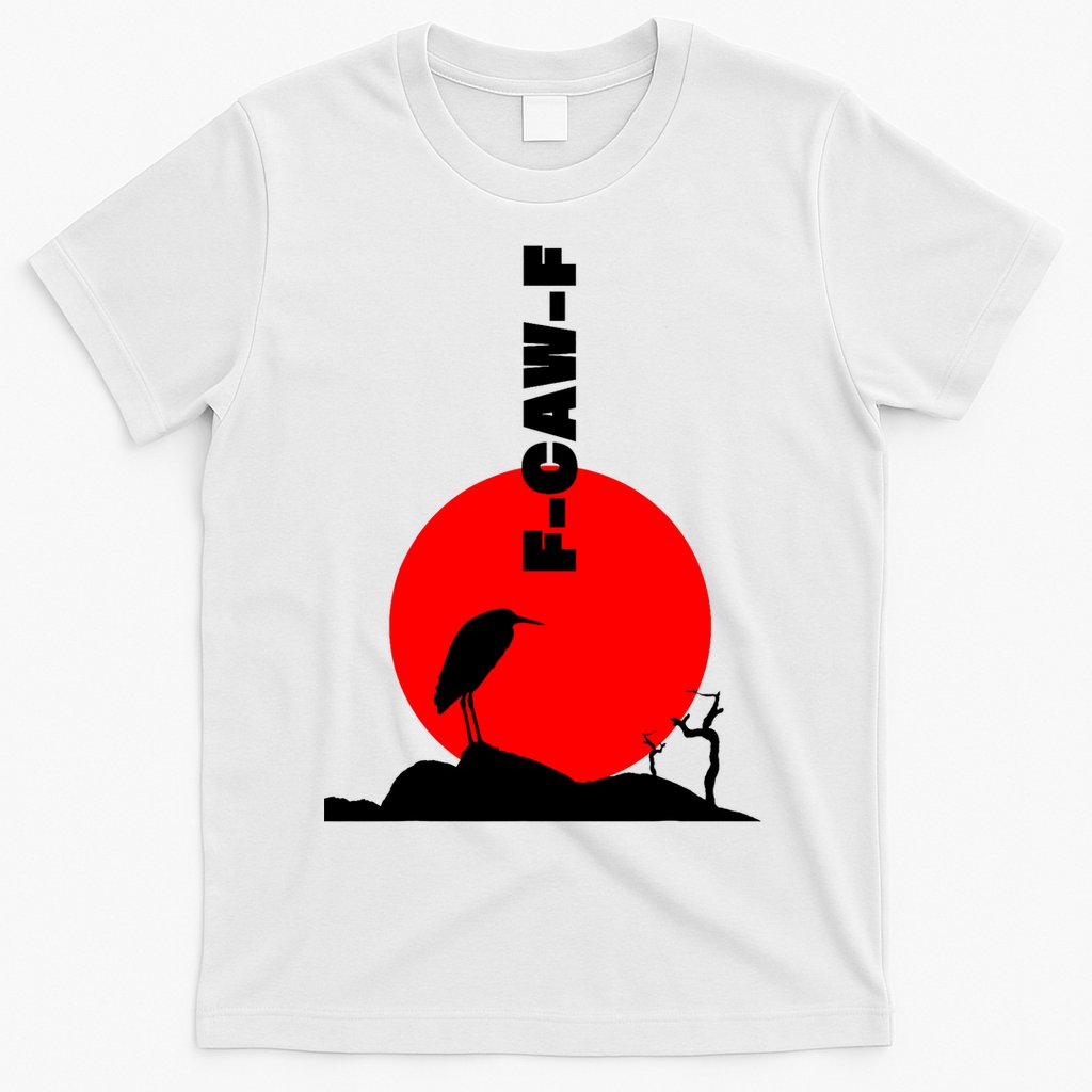 Black Crow F-Caw-F, Black Bird Humor, Funny Sayings T-Shirt