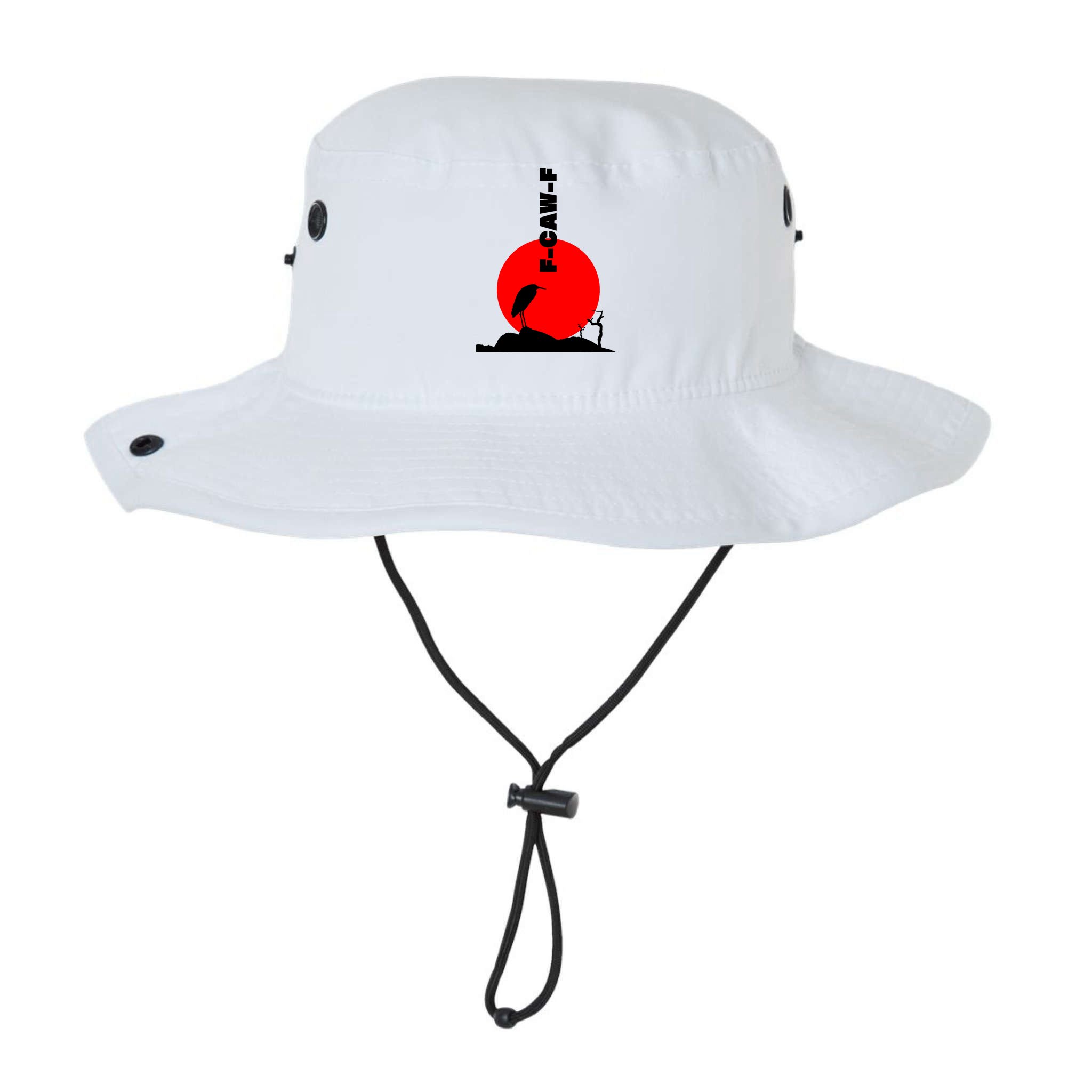Black Crow F-Caw-F, Black Bird Humor, Funny Sayings Bucket Hat