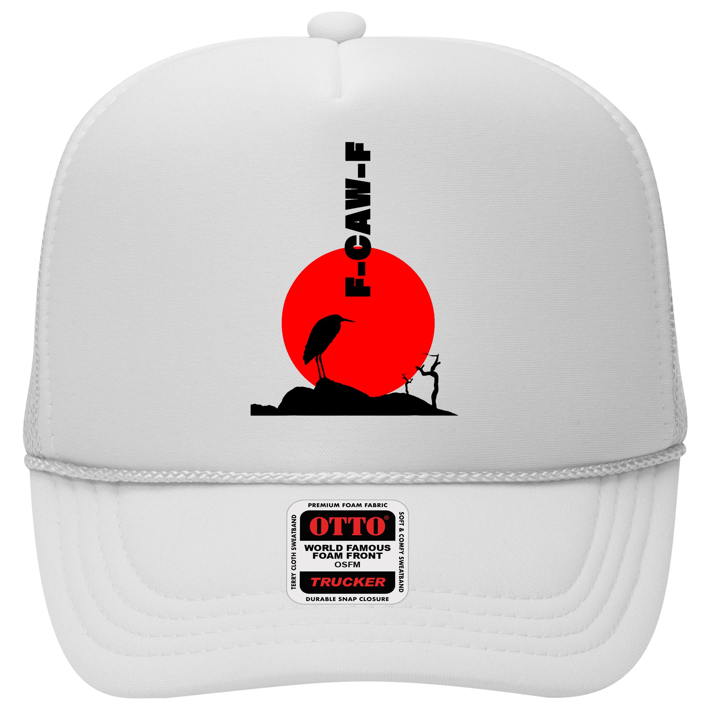 Black Crow F-Caw-F, Black Bird Humor, Funny Sayings Hat