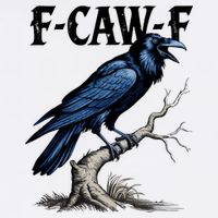 Black Crow, F-Caw-F Funny Black Bird Hoodie