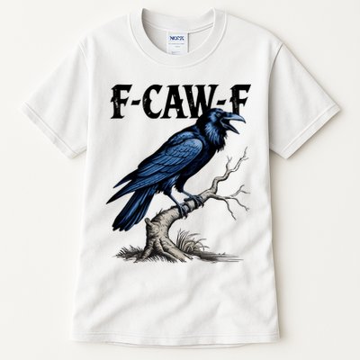 Black Crow, F-Caw-F Funny Black Bird Tall T-Shirt