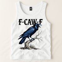 Black Crow, F-Caw-F Funny Black Bird Tank Top