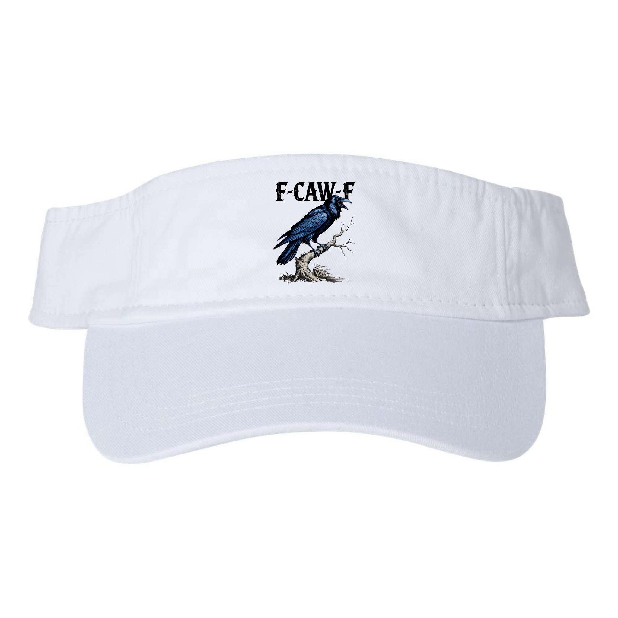 Black Crow, F-Caw-F Funny Black Bird Visor