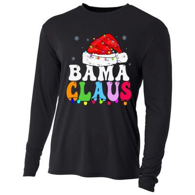 Bama Claus Funny Xmas Family Matching Bama Grandma Christmas Cooling Performance Long Sleeve Crew